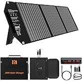 30W Solar Panel Charger Portable Foldable with USB C and USB A 18V MC4 DC Fast Charging for Camping Backpacking Travel iPhone LG Google Cell Phone Power Bank Generator Power Station