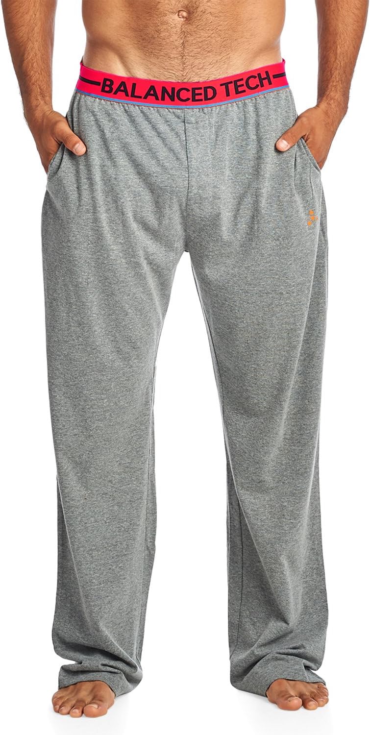 Men's Solid Cotton Knit Pajama Lounge Pants