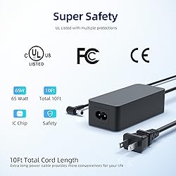 65W UL Listed AC Charger Adapter Fit for Getac