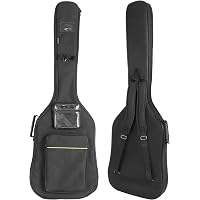 LETSROCK Bass Guitar Gig Bag - Padded Backpack Case With Multiple Pockets & Neck Strap