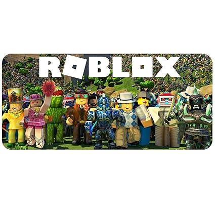 R Roblox World Game Mouse Pad Anti Slip Water Resistant Rubber Base Stitched Edges Extended Desktop Mat 157 354 Inchs - 