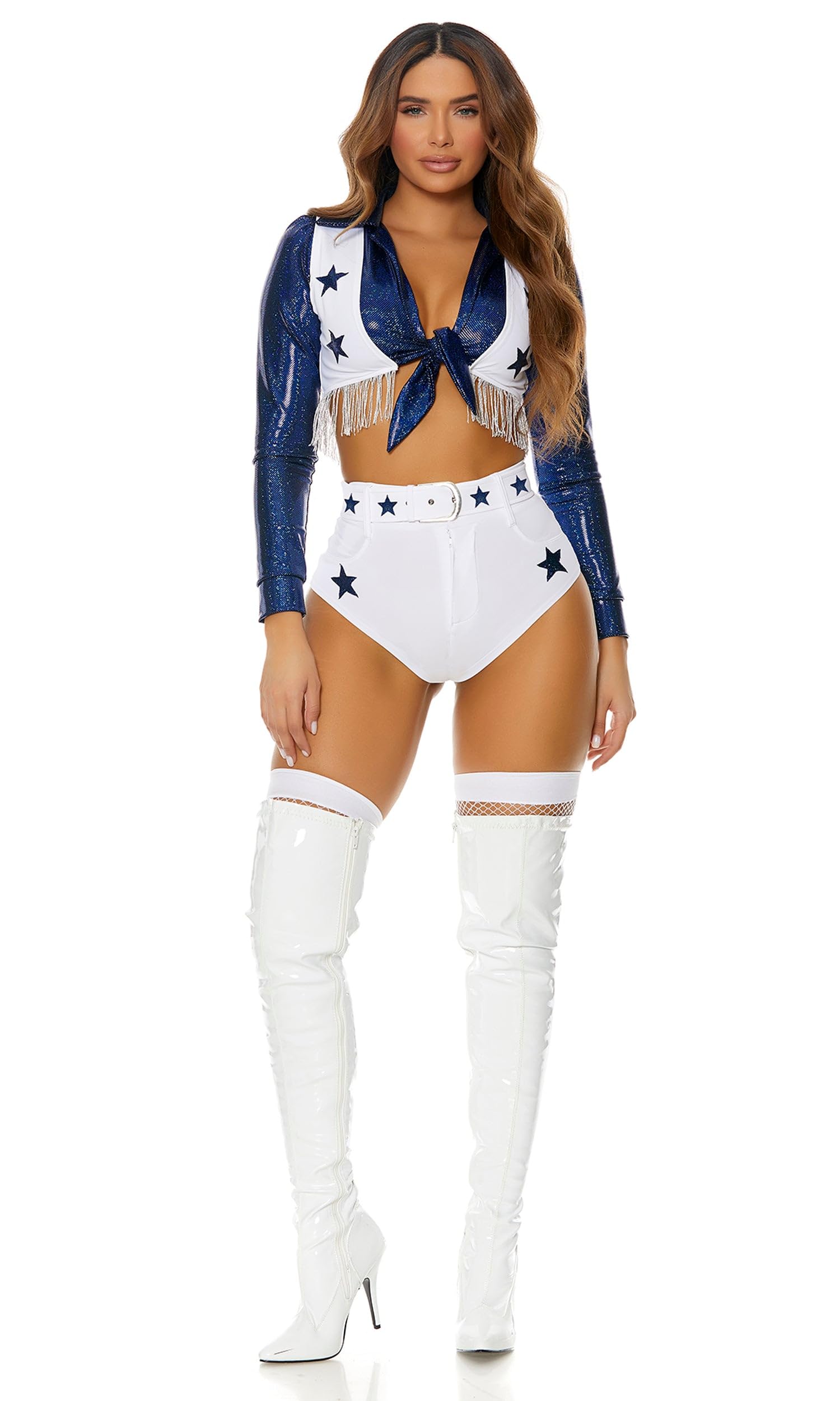 Forplay womens Seeing Stars Cheerleader Costume