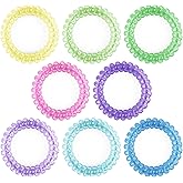 Sallurna Sensory Stretchy Bracelets for Boys and Girls, 8 Packs Strechy Coli Fidget Bracelets for Autism Kids, ADHD, Or Special Needs