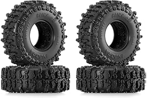 INJORA 41 * 14mm 0.7" Cling On Tires for 1/30 Axial SCX30 Upgrade (T7020)