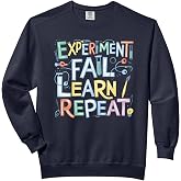 Experiment Fail Learn Repeat Comfort Colors Adult Sweatshirt