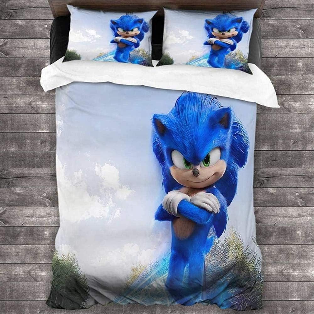 Qianning Amacigana 3D Sonic The Hedgehog Bedding Set Children Bedding