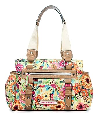 Lily Bloom Lily Bloom Landon Triple Section Satchel, Busy Bee, Eco Friendly