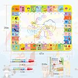 MELAND Water Doodle Mat 120 x 90cm Large Aqua Magic Drawing Mat view 6