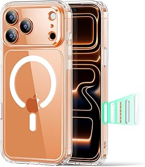 ESR für iPhone 17 Pro Max Hülle mit Kamerasteuerung Capture Button, Kompatibel mit Magsafe, Handyhülle für iPhone 17 Pro Max Case, Anti-Vergilbung, Zertifizierter Militärschutz Starke Stoßfest, Klar