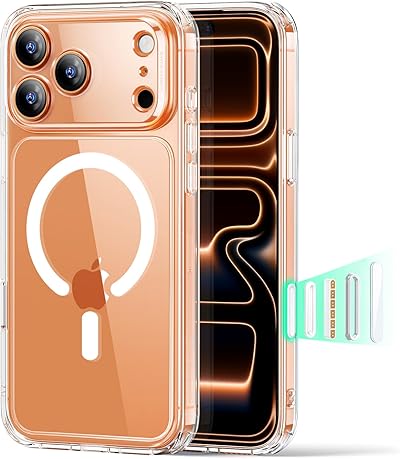 ESR für iPhone 17 Pro Max Hülle mit Kamerasteuerung Capture Button, Kompatibel mit Magsafe, Handyhülle für iPhone 17 Pro Max Case, Anti-Vergilbung, Zertifizierter Militärschutz Starke Stoßfest, Klar