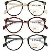 zooxsky 3 Pack Bifocal Reading Glasses for Women Men Clear Top Rectangle Multifocal Readers Blue Light Bi-focal Eyeglasses (Multicolor, +2.75)