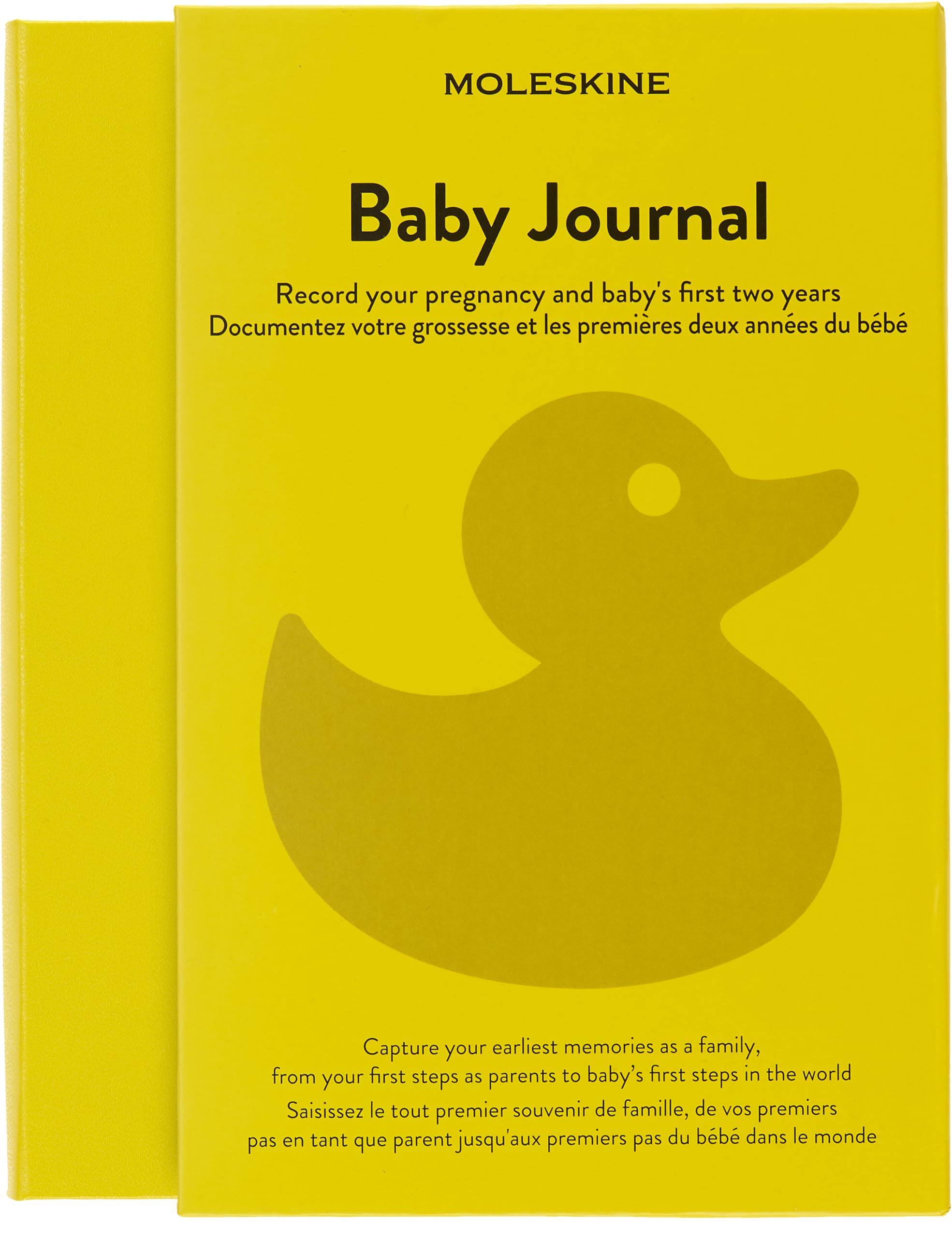 Moleskine - Baby Journal, Theme Notebook - Hardcover Notebook for Annotating and Remembering The First Two Years of Your Child's Life - Large Size 13 x 21 cm - 400 Pages