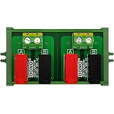 Banana Jack Breakout Board Module (2x2 Positions, Screw Mount)