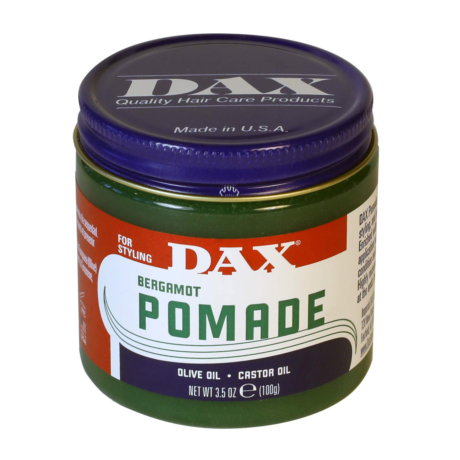 Dax Pomade (Bergamot) 3.5 oz. Jar