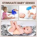 Joyreal 15 Pcs Sensory Toys Set for Babies 0-12 Months Rattles Maracas Foil view 7