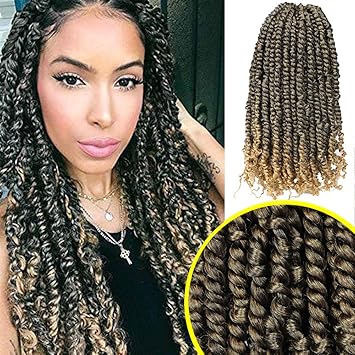 Amazon Com Pretwisted Pre Looped Passion Twist Crochet Hair Ombre