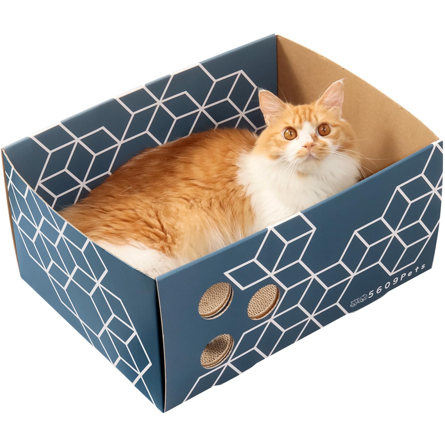 5609PETS Extra Large Cardboard Cat Scratcher, Cat