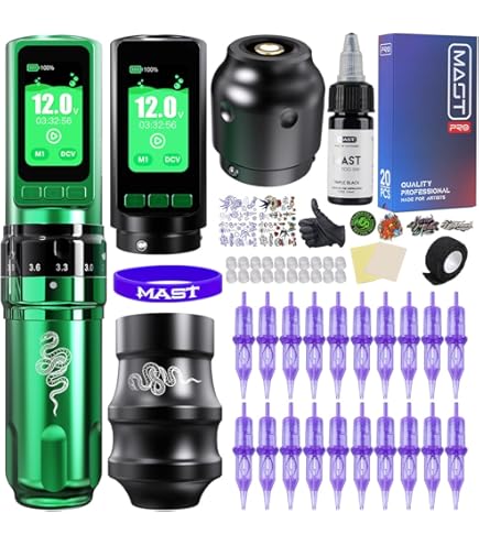 タトゥーマシン　tattoo 刺青　　T2 NANO Amazon.com: ZWEN Professional T2 Nano Tattoo Rotary Machine Use