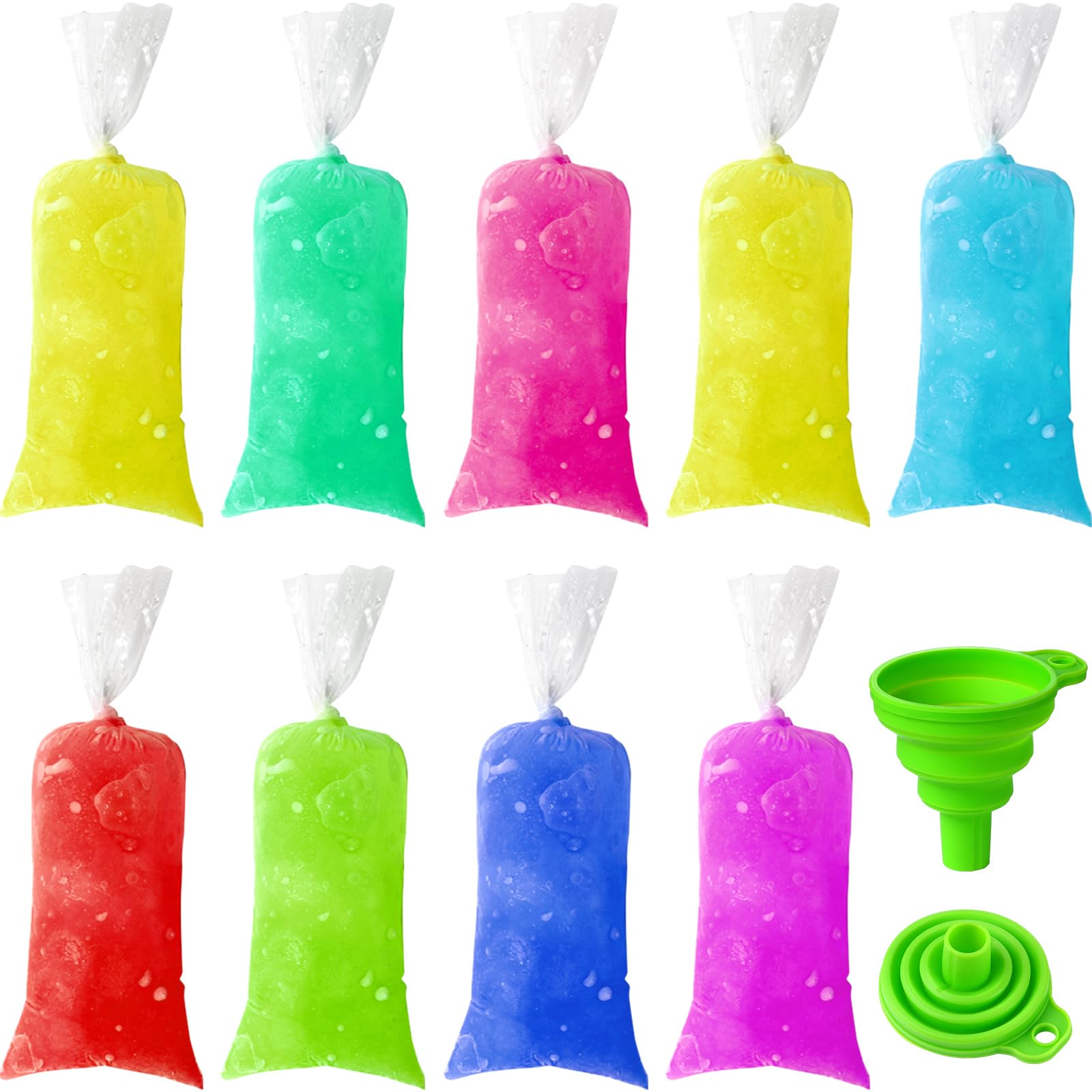 Photo 1 of Patelai 200 Pieces Ice Pop Bags 2 x 8 Inch Bolsitas Para Bolis De Hielo Mexicanas Ice Cream Bolis Bags Pouch for Making Candy, Freeze Pops