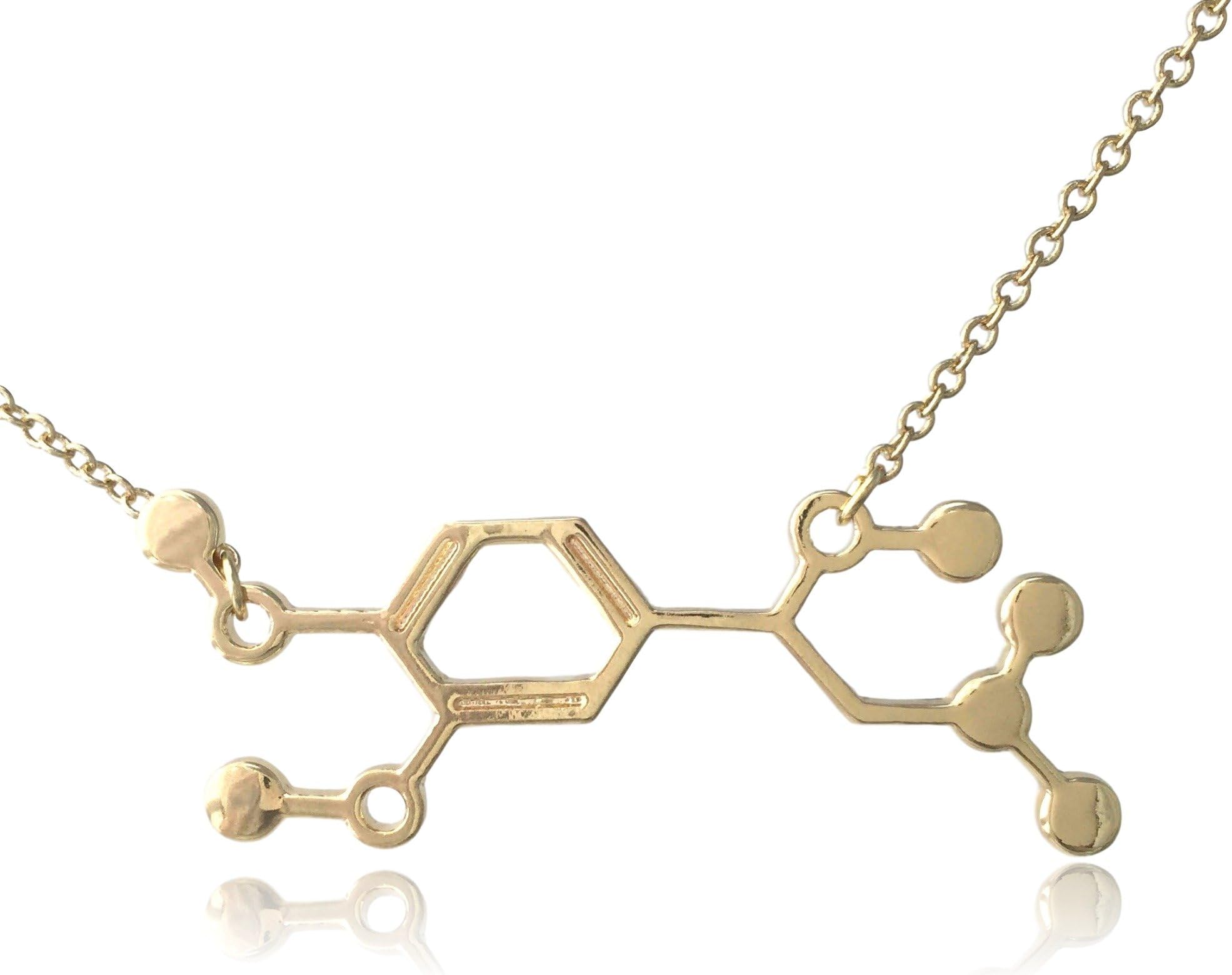 Clayton Online Sales COS (TM) Norepinephrine Adrenaline Molecule Necklace