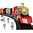 Kukufun Electric Train Set for Kids, Classic Christmas Train Toys Set for Boys Girls Steam Locomotive Engine, Lights & Sound, Tracks, Birthday Toy for Age 3 4 5 6 7 8 9 Years Old Kids
