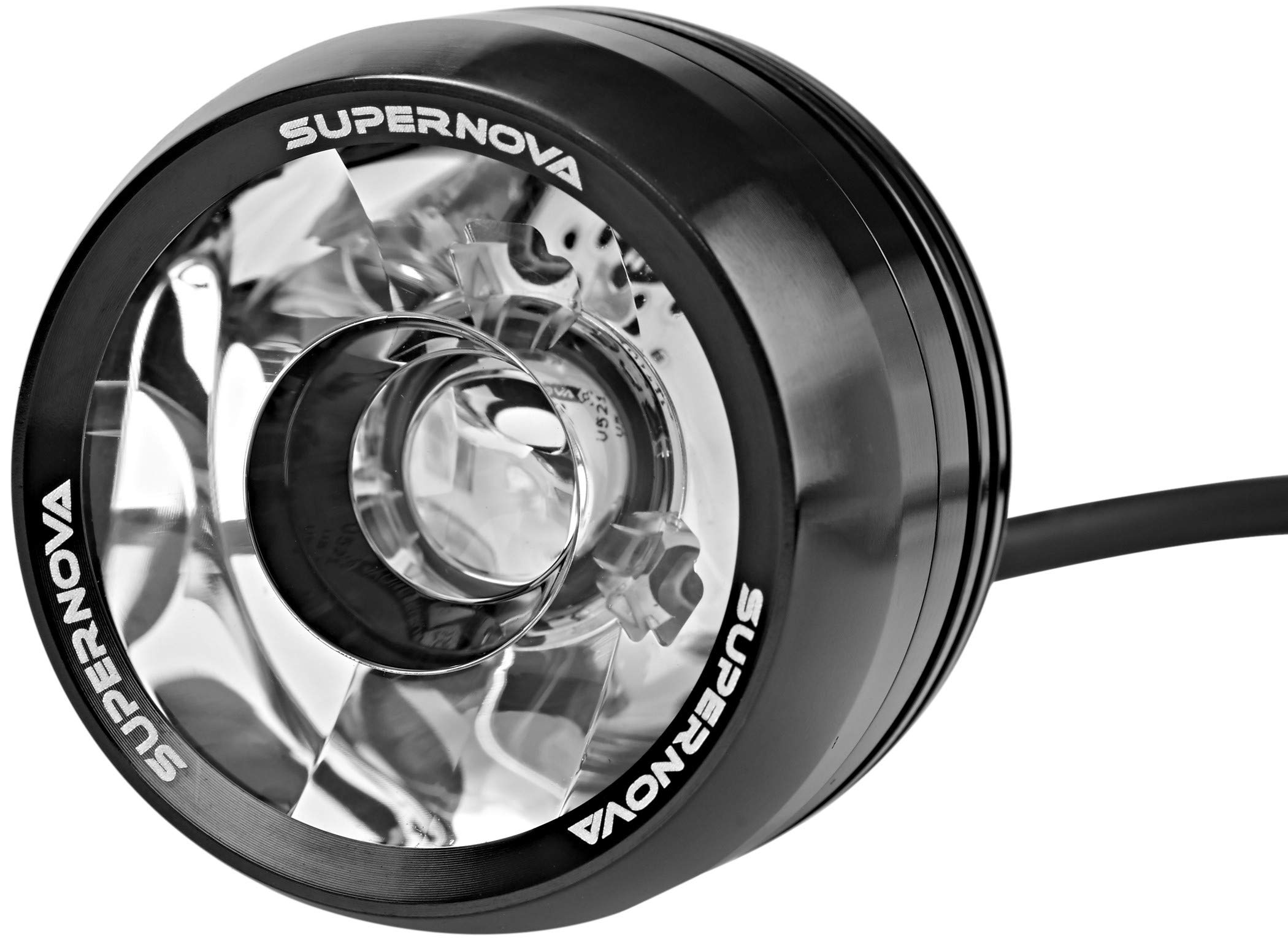 SUPER NOVA Unisex – Adult Mini 2 Bicycle Light, Black, One Size