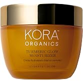 KORA Organics Turmeric Glow Face Moisturizer Cream, Radiance Face Cream | Nourishing &amp; Moisturizing Cream with Rosehip Oil, Noni &amp; Shea Butter for Smooth &amp; Radiant Skin, Vegan, Refillable 1.69 Fl Oz
