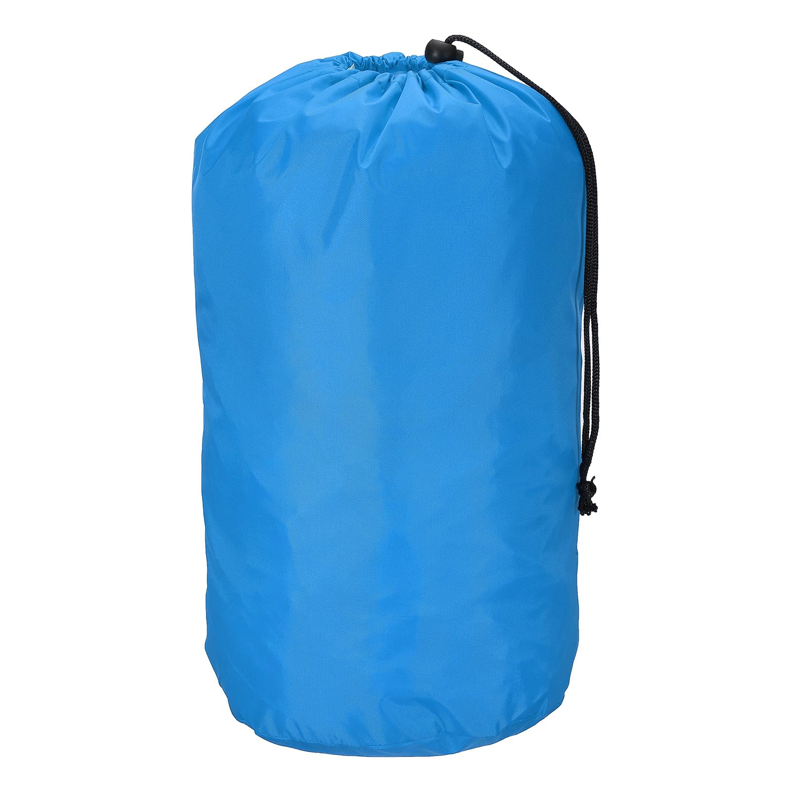 PATIKIL Stuff Sack, 9 x 16 Inch Waterproof Outdoor Storage Sack Portable Drawstring Dust Flap Bag for Camping, Sky Blue