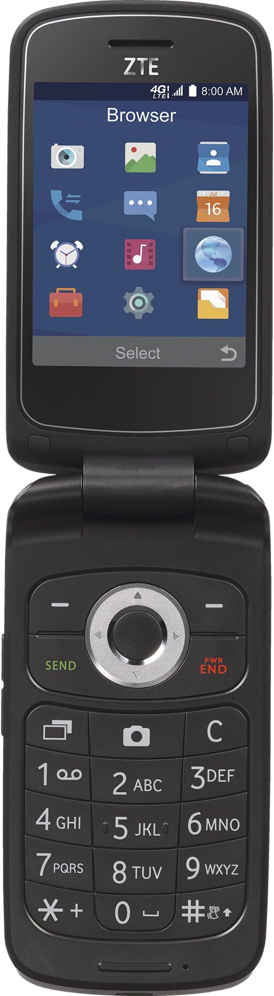 Simple Mobile ZTE Z233 4G LTE Prepaid Phone - Certified Preowned