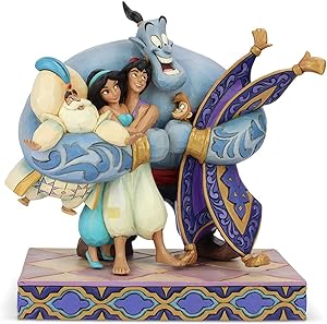 Enesco Jim Shore's Aladdin Group Hug Statue Standard