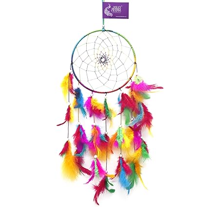 Asian Hobby Crafts Illuminati Dream Catcher Wall Hanging, 45x15cm