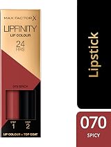 Max Factor Lipfinity 070 Spicy Lip Colour 2-step 24h Longwear Lipstick view 3
