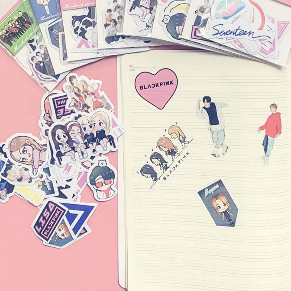 uyfrtdredswes Kpop Star BLACKPINK EXO GOT7 TWICE Decal Stickers Scrapbook Album Diary Decorateation Stationery School Supplies Fan s