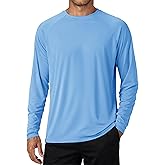 TACVASEN Men's Long Sleeve Shirts UPF 50+ Sun Protection Dry Fit Shirt Lightweight Workout Athletic T-Shirt Rash Guard
