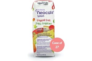 Nutricia Neocate Splash - Ready-to-Feed Hypoallergenic, Amino Acid-Based Toddler and Junior Formula - Tropical Fruit - 8 fl oz (Case of 27)