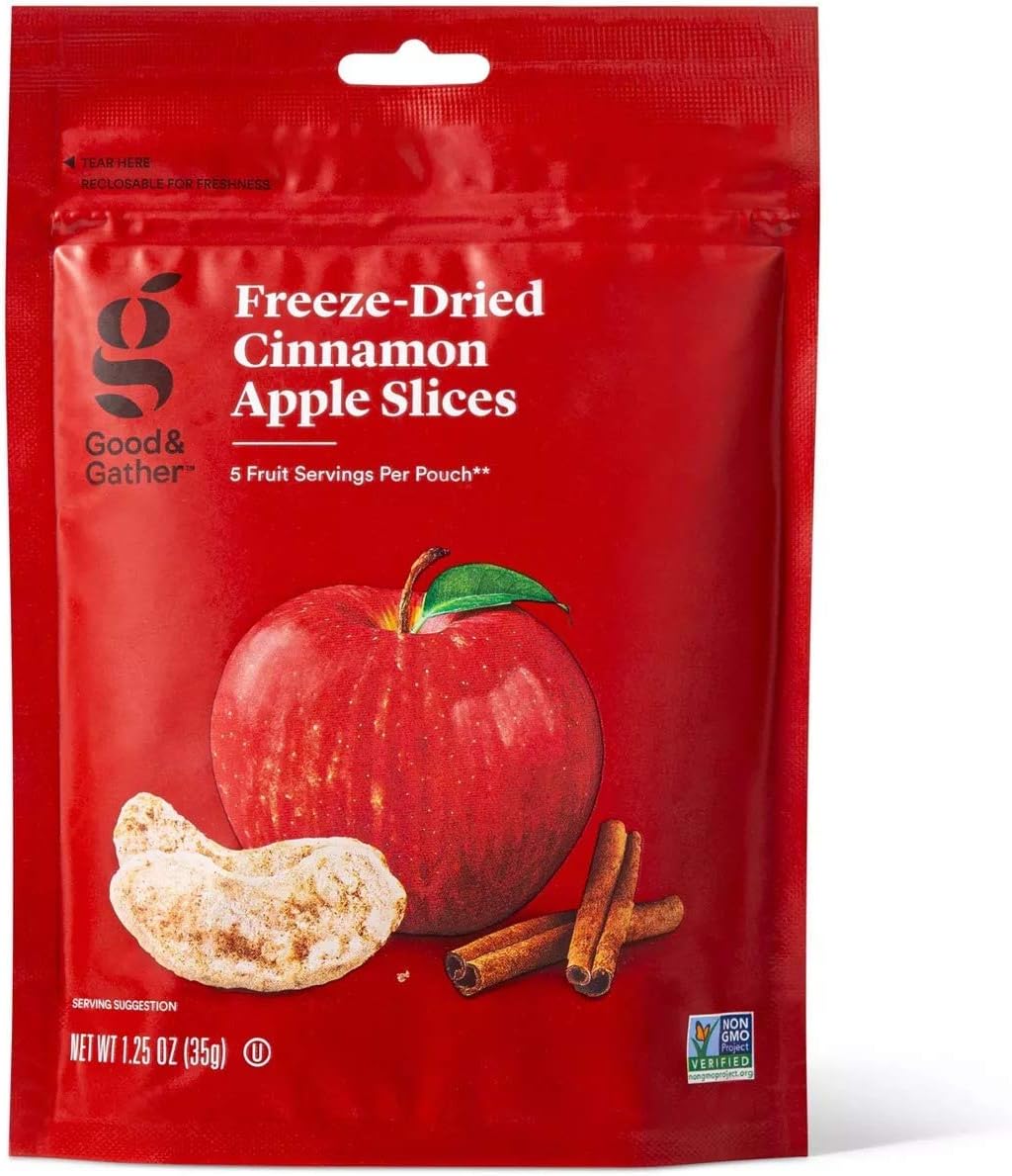 Good & Gather- Freeze Dried Cinnamon Apple Slices - 1.25oz