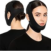 JetFresh Chin Strap for Sleeping and Snoring - Black Anti Snoring Device for Men and Women, Breathable and Skin-Friendly Snore Stopper with Adjustable Fit That Holds Jaw in Place & Supports CPAP Users