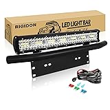 RIGIDON 20Inch 420W Light Bar Triple Row Flood Spot