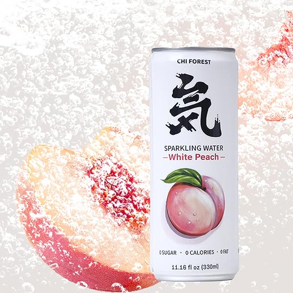 Amazon.com : CHI FOREST White Peach Sparkling Water, 0