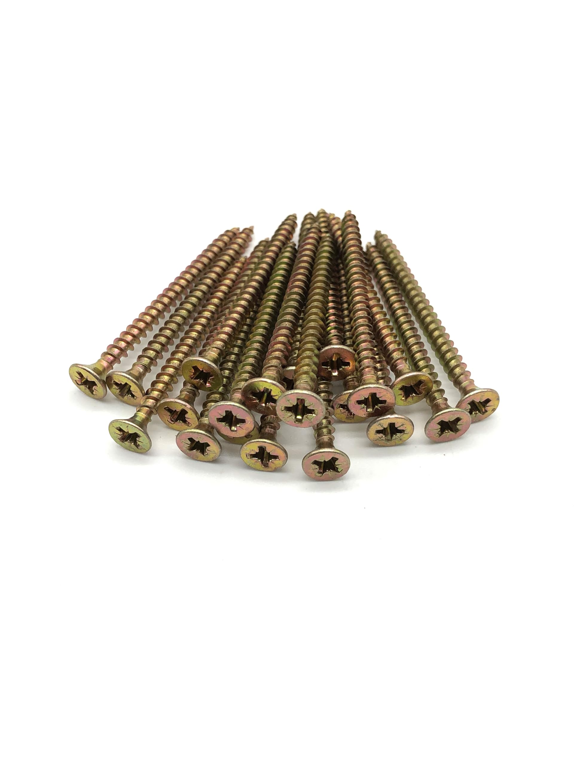 200 Pcs Box of Wood Screws 4mm x 50mm Double Countersunk Premium Easy Drive Woodscrews