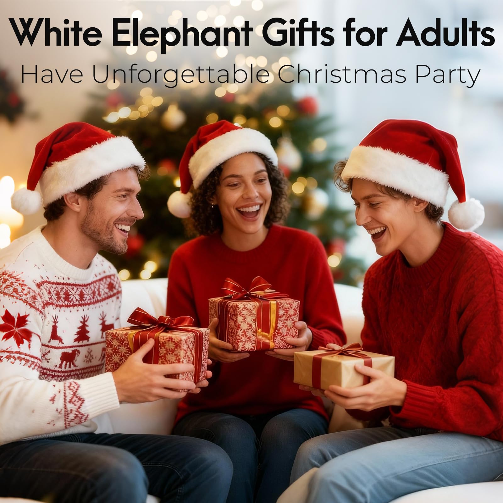 Coquimbo Sewing Kit Christmas Stocking Stuffers White Elephant Gifts for Adults Teen Girls Mom Grandma Beginner Traveler, Portable Sewing Supplies Accessories with Thread, Needles, Scissors (Black, M)