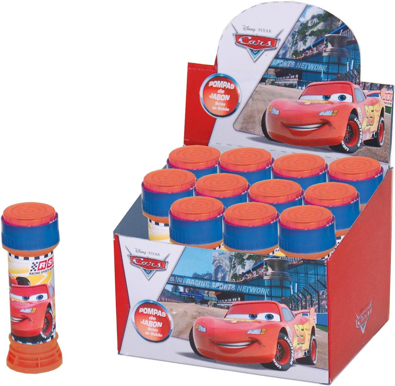 Verbetena Disney Cars, Pompas de Jabon, Pack 12 Pomperos: Amazon.es: Juguetes y juegos