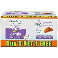 Himalaya Gentle Baby Soap (75g, Buy 3 Get 1 Free)