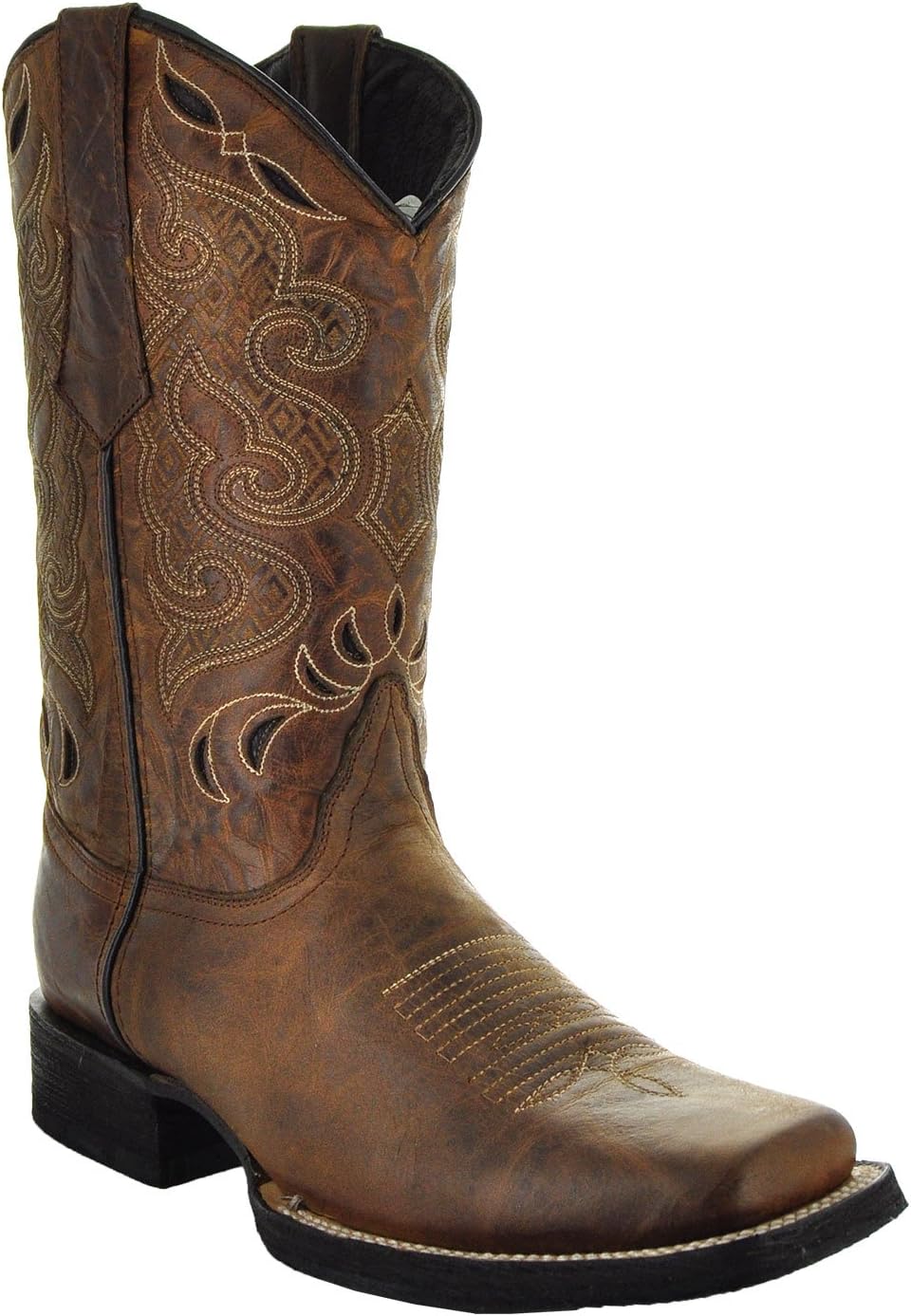 Men's Broad Square Toe Boots H50019