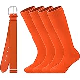Ultrafun Kids Youth Baseball/Softball Socks and Belt Combo Set for Boys Girls