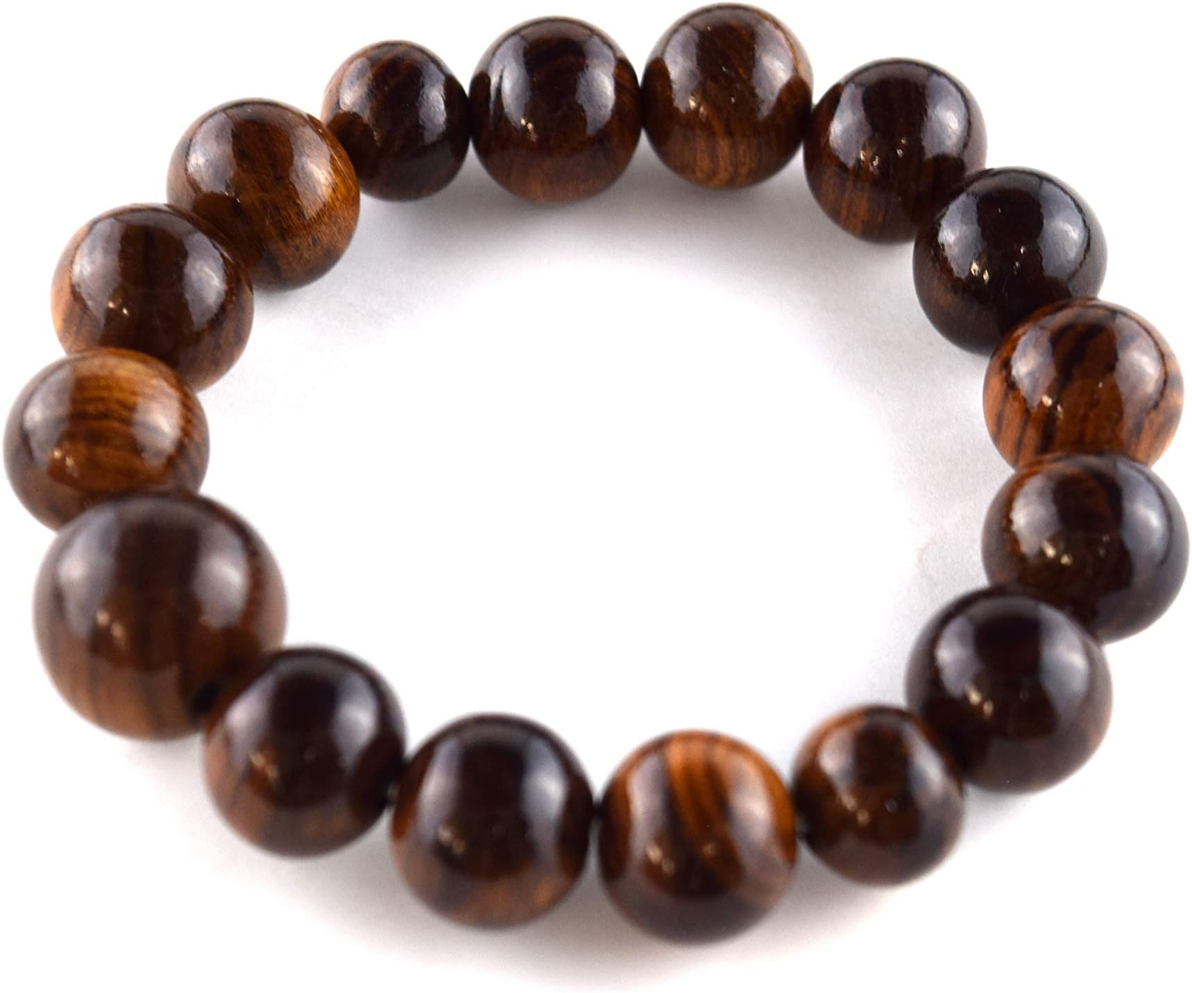 KYOTO ASAHIYA 13mm Beads Japanese Sendan Wood Juzu Bracelet Rosary Prayer Mala Beads Meditation Chakra Bracelet