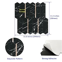 Tilingview 10-Sheet PVC Peel and Stick Tile for