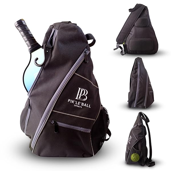 PIK’LE’BALL SPORTS PICKLEBALL SLING BAG – STYLISH, WATERPROOF,...