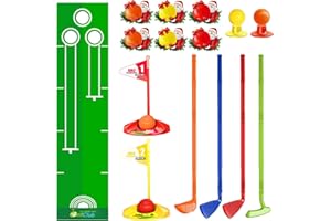 MILILIER Golf Set for Toddlers, Kids Golf Set with 6 Balls,Kids Golf Clubs 3-5-Outdoor Sport Toys Birthday Gifts for Boys Girls 3 4 5 6 Ages Year Old
