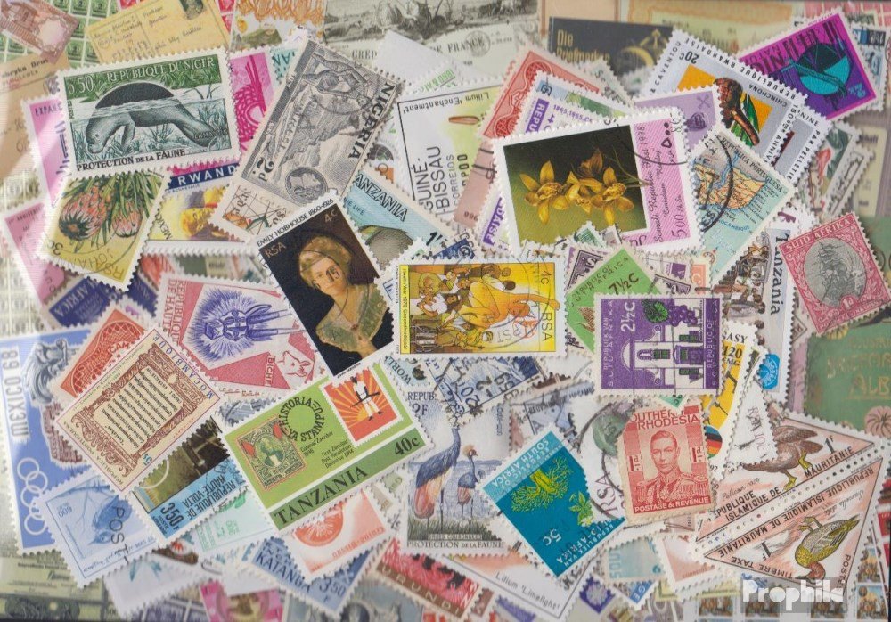 Prophila Collection Africa 300 various stamps (Stamps for collectors)